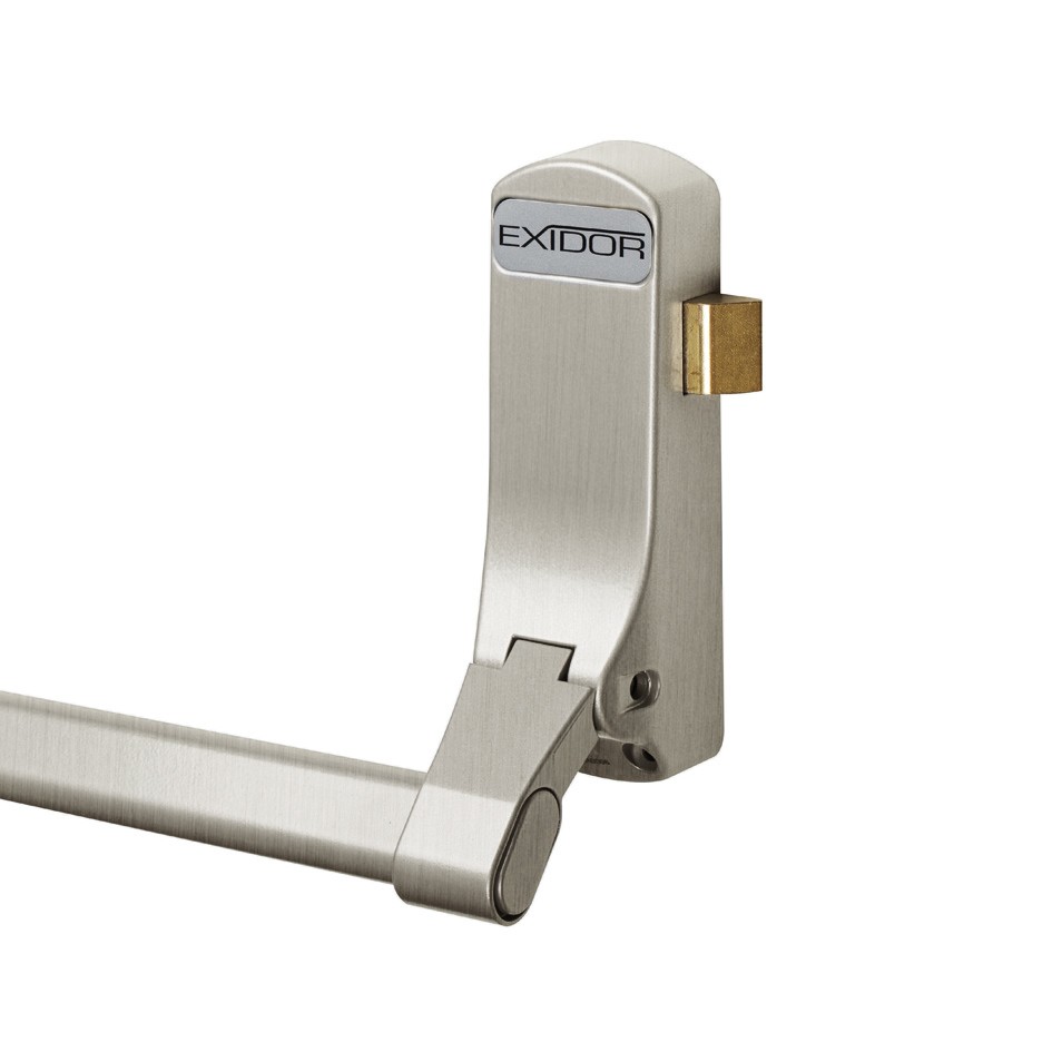 Satin Stainless Steel Effect Panic Latch for Single Doors