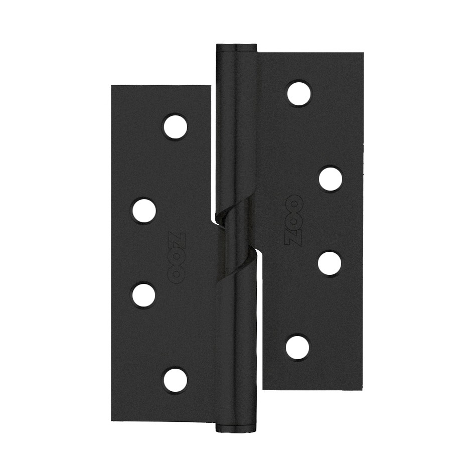 Matt Black Antimicrobial Eco-Friendly Rising Butt Hinges 102mm x 76mm x 2.5mm