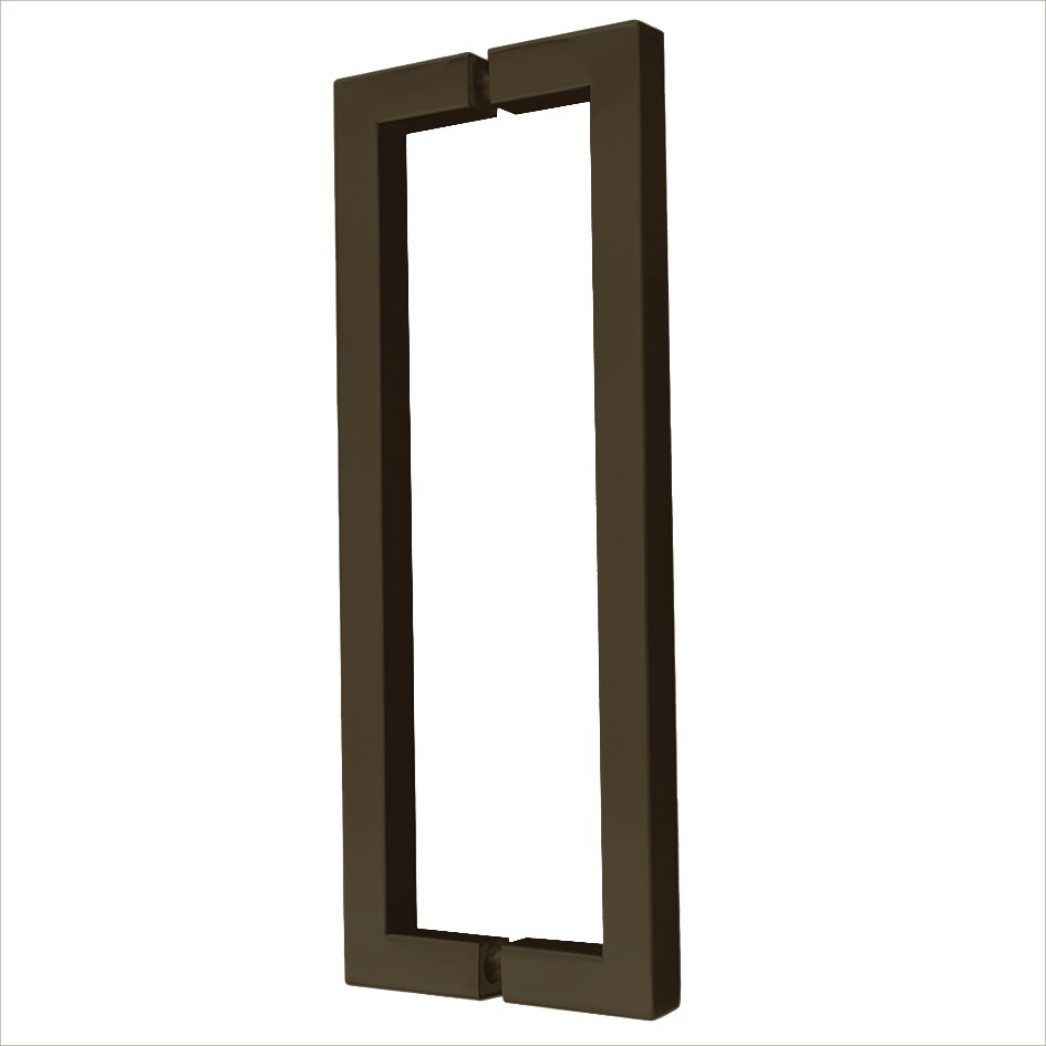 Adonic Matt Bronze Square Section Pull Handles – Back to Back Fixing