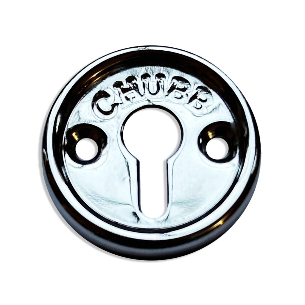 Chubb Uncovered Round Keyhole Escutcheon