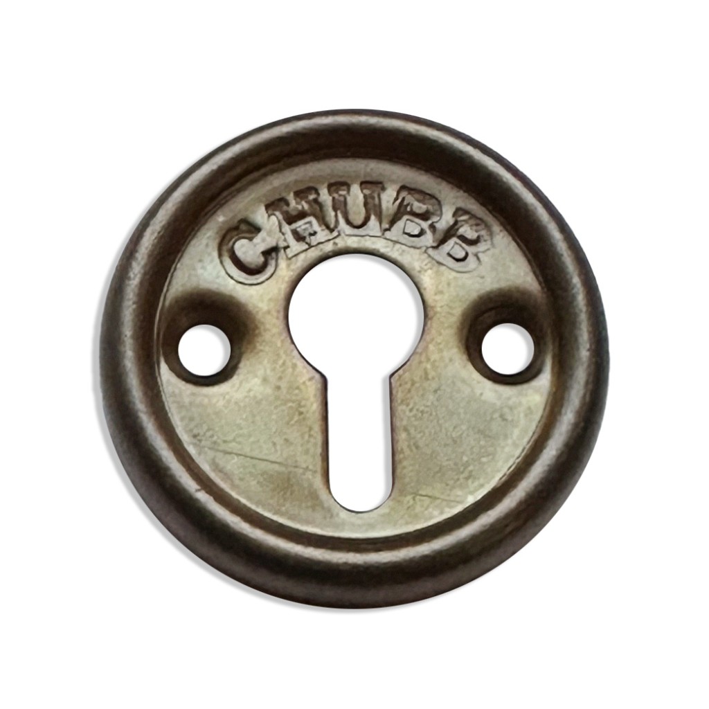 Chubb Uncovered Round Keyhole Escutcheon