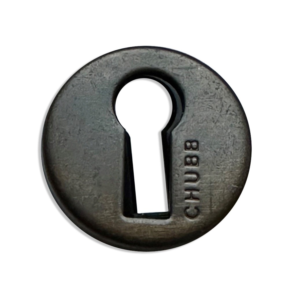 Chubb Uncovered Round Keyhole Escutcheon