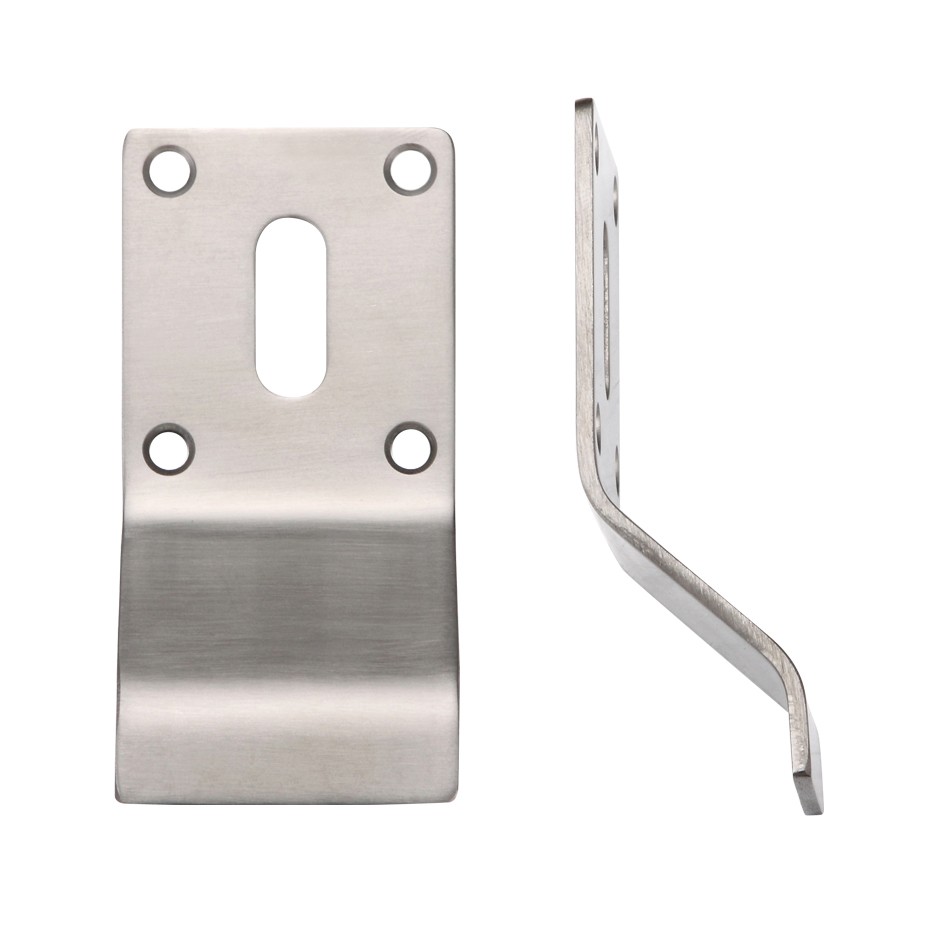 Standard Keyhole Cylinder & Key Door Pulls – Satin Stainless Steel