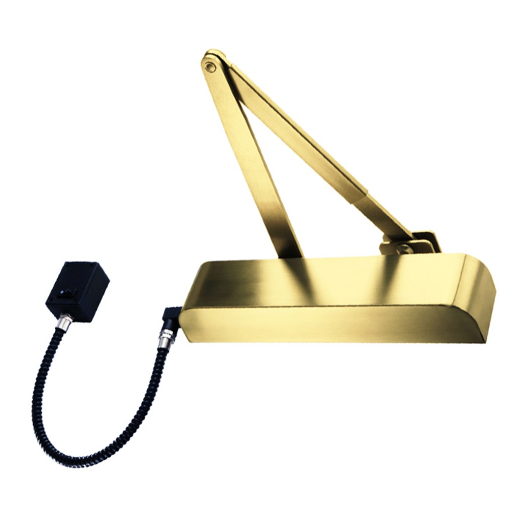 Electromagnetic Hold Open / Swing Free Door Closer (E-mag Closer) – Anti-tarnish Brass