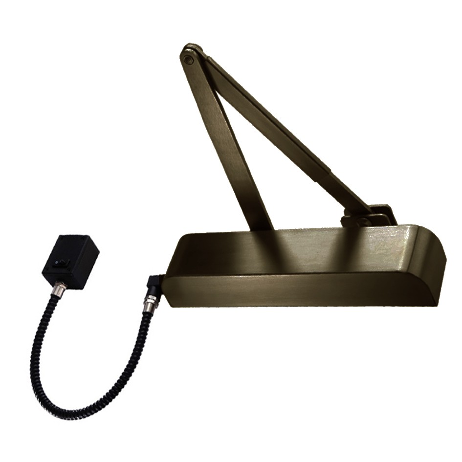 Electromagnetic Hold Open / Swing Free Door Closer (E-mag Closer) – Adonic Matt Bronze