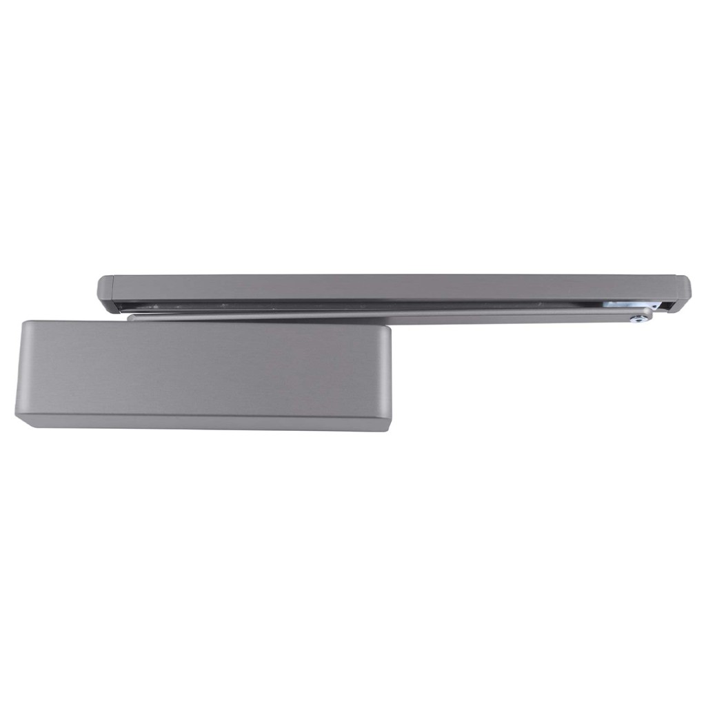 Heavy Duty Adjustable Power “Easy Opening” Cam Action Door Closer – Antimicrobial Satin Stainless Steel