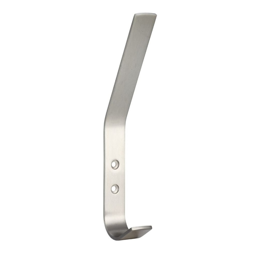 Strip Pattern Hat & Coat Hook – Antimicrobial Satin Stainless Steel