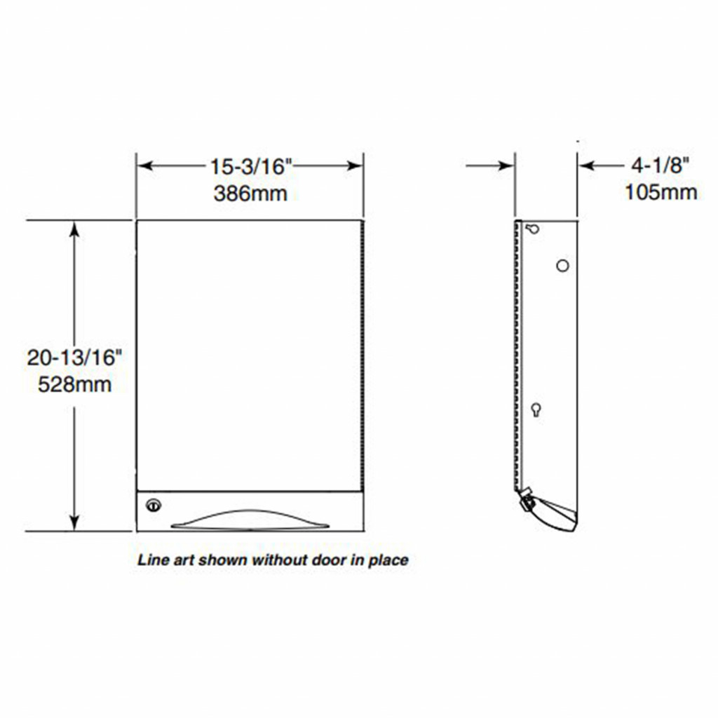 Bobrick ClassicSeries® Convertible Towel Dispenser Modules and Waste ...