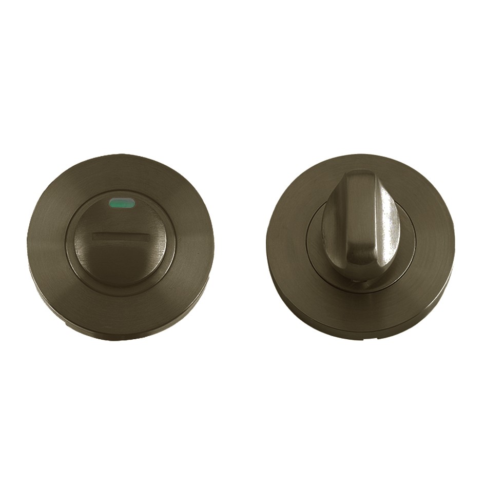 Adonic Matt Bronze Standard Bathroom Turn & Release – Push on Rose