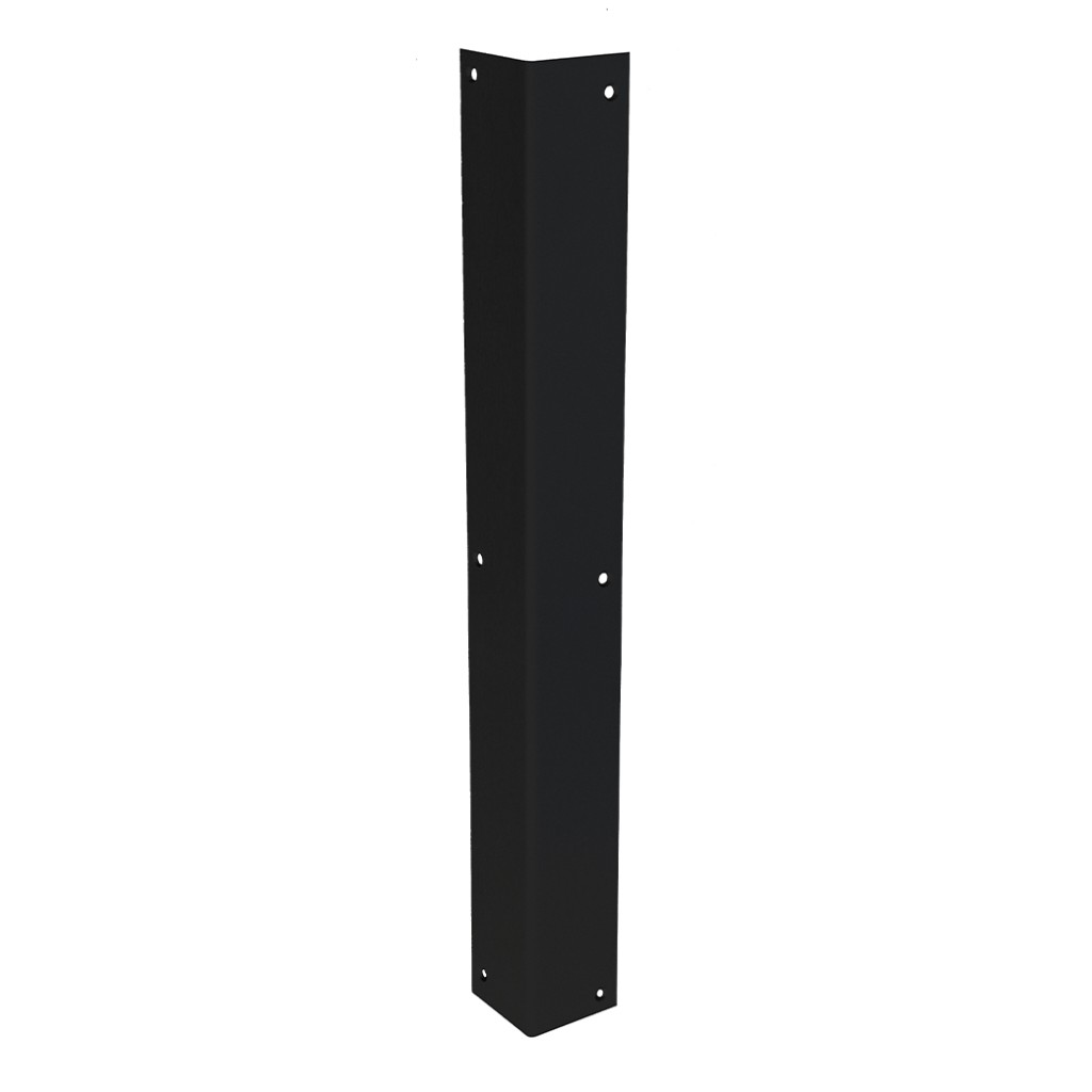 Matt Black Antimicrobial Eco-Friendly Stainless Steel Corner Protection Angles (304 Grade) 