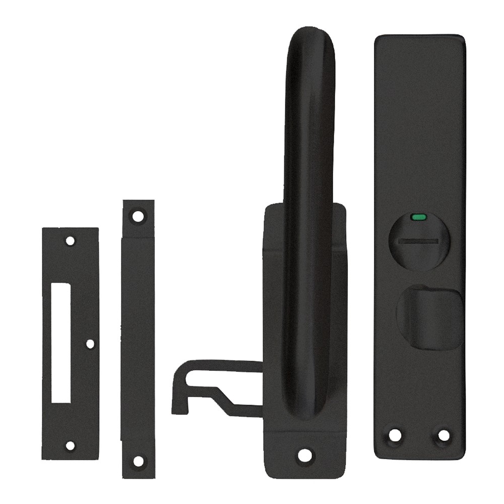 Matt Black Antimicrobial Eco-Friendly Heavy Duty Facility Indicating Bolt 