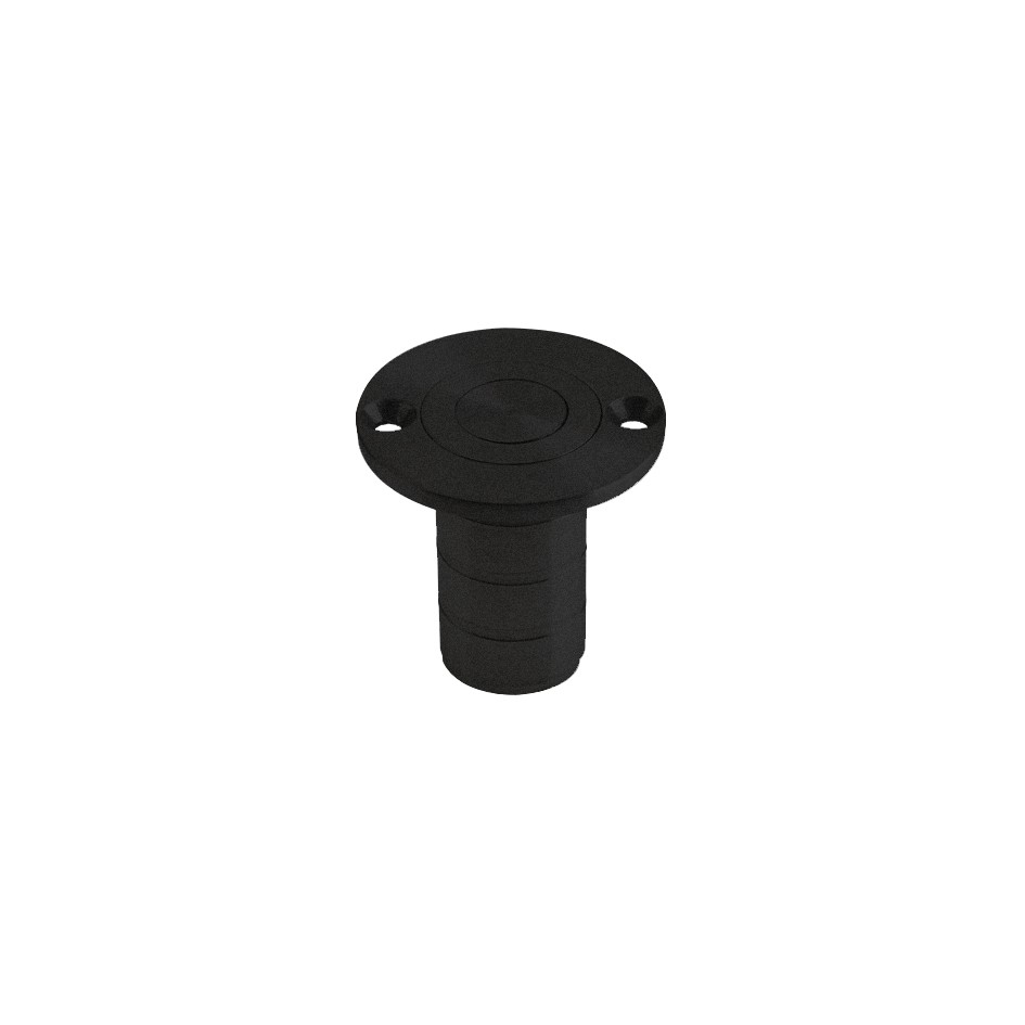 Matt Black Antimicrobial Eco-Friendly Dust Excluding Socket for Flush Bolts - Timber 