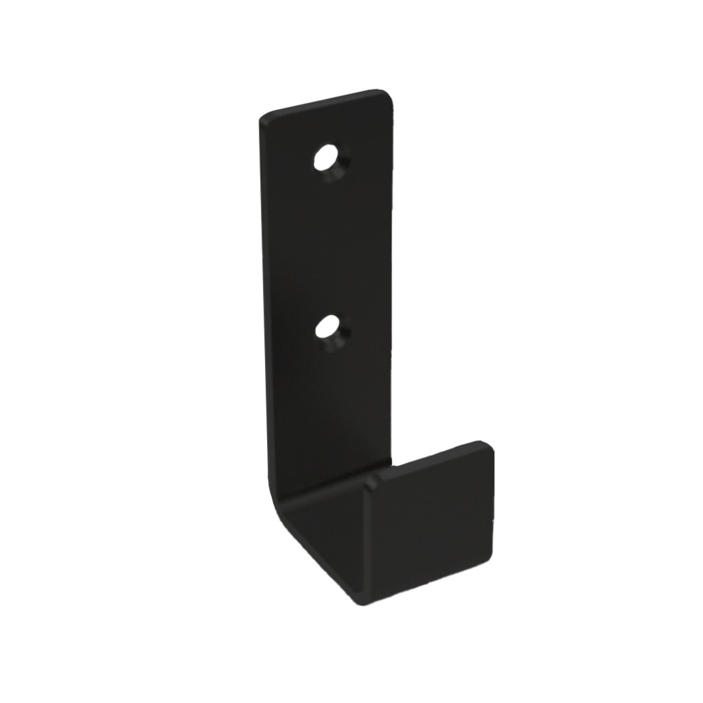 Strip Pattern Coat Hook – Antimicrobial Eco-Friendly Matt Black