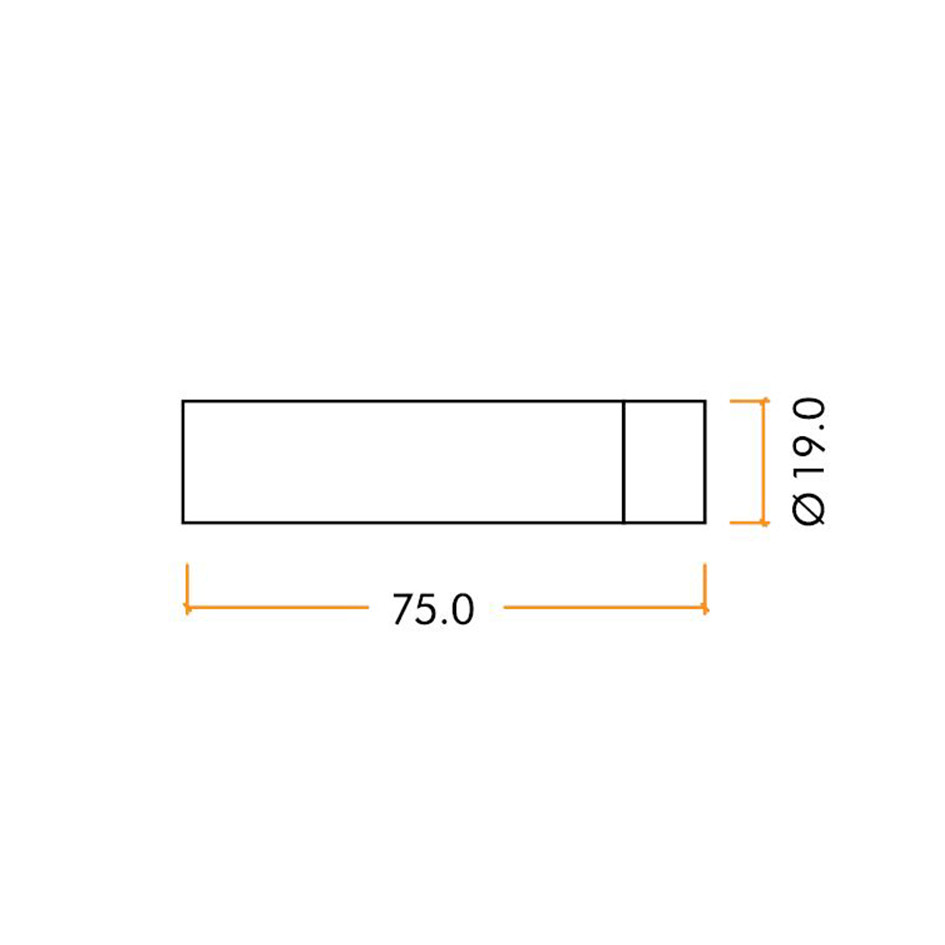 Satin Stainless Steel Antimicrobial 70mm Projection Wall or Skirting ...