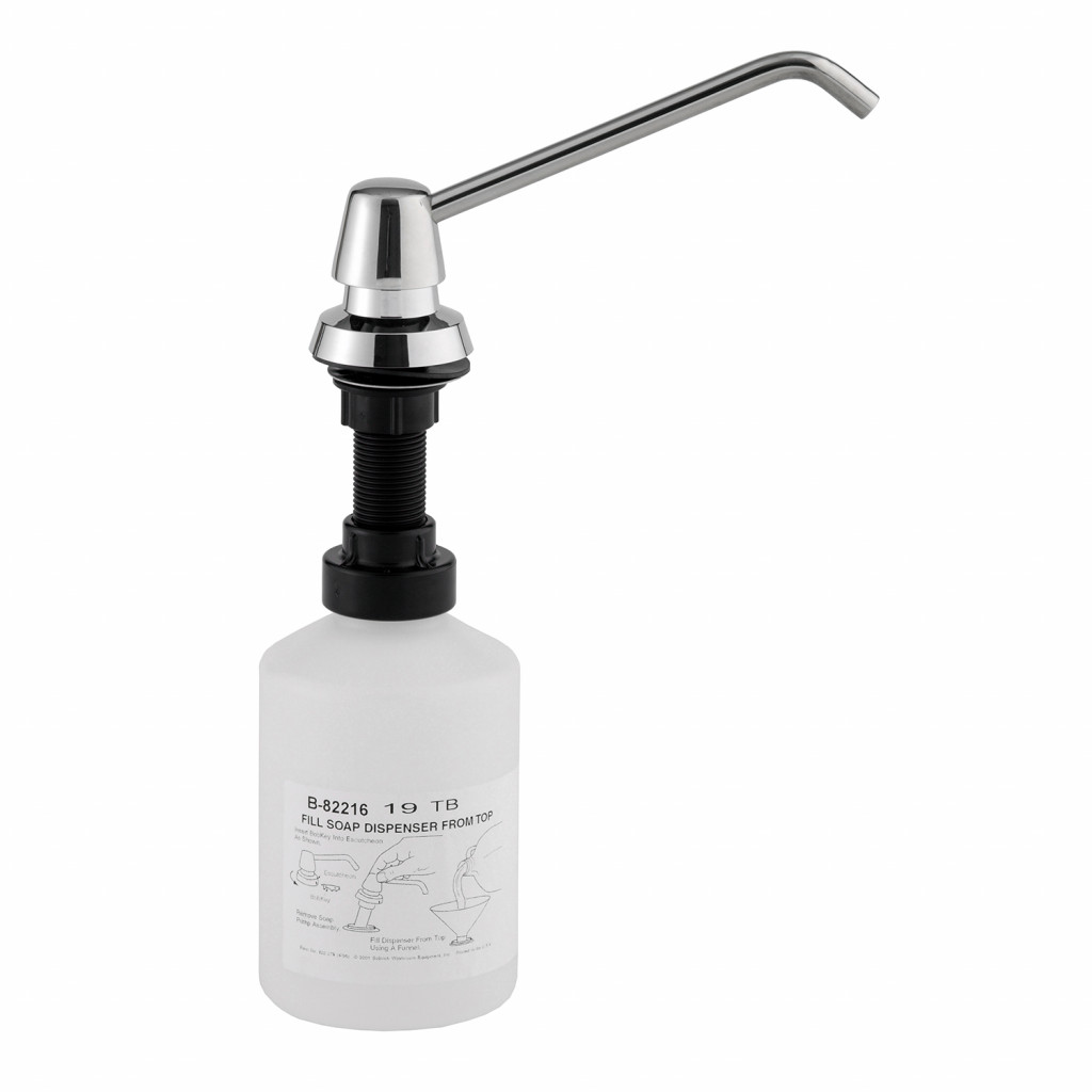 Bobrick B-822 Series Manual Liquid Counter-Mounted Soap Dispensers