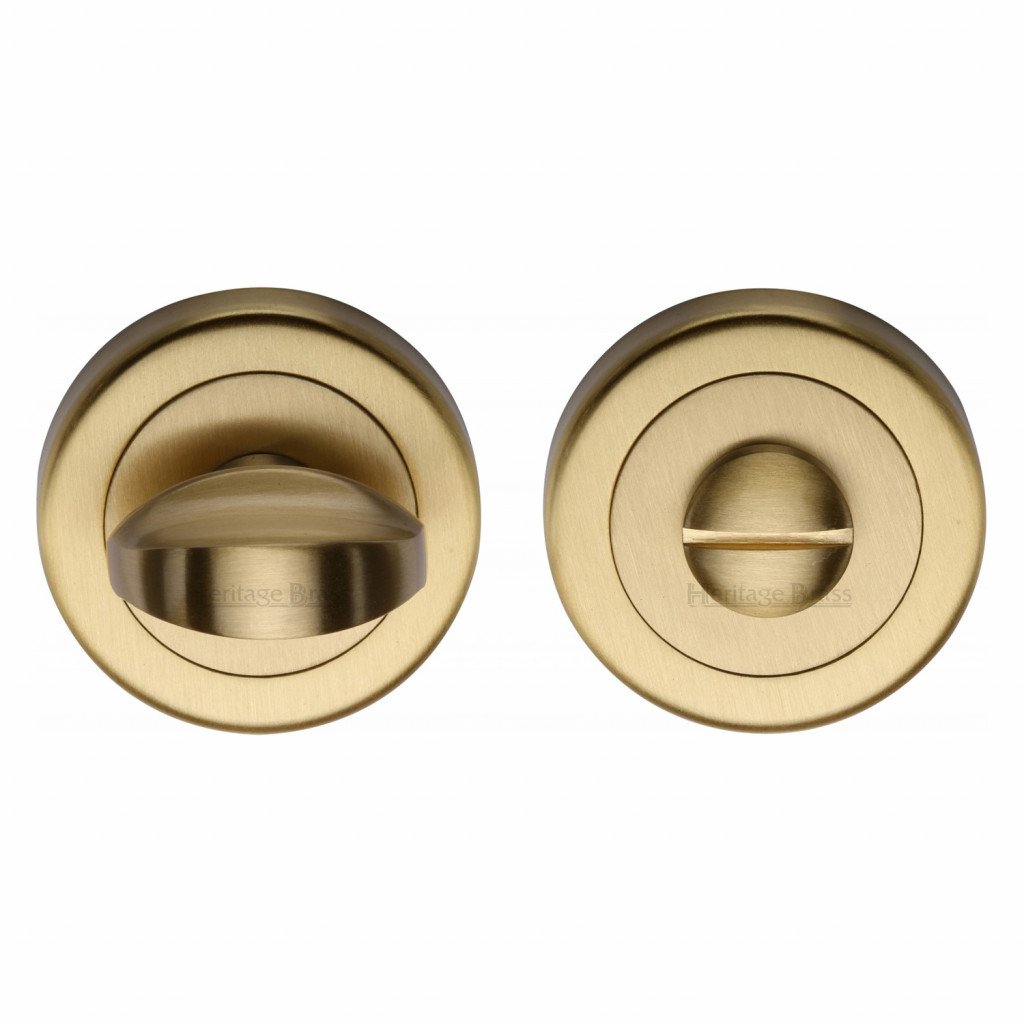 M Marcus Heritage Brass Round Thumbturn & Emergency Release for ...