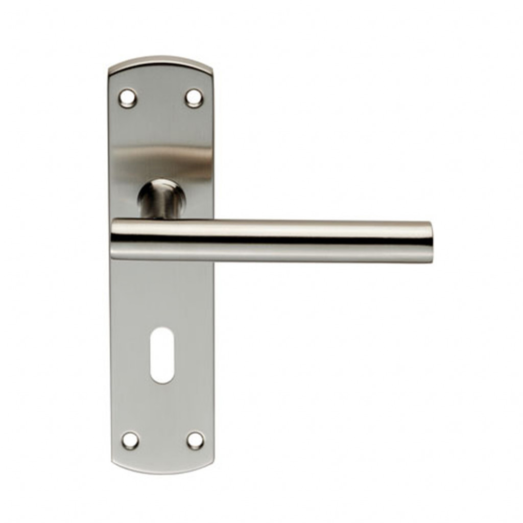 Carlisle Brass Eurospec Steelworx Residential T Bar Lever on Lock Plate - Satin Stainless Steel