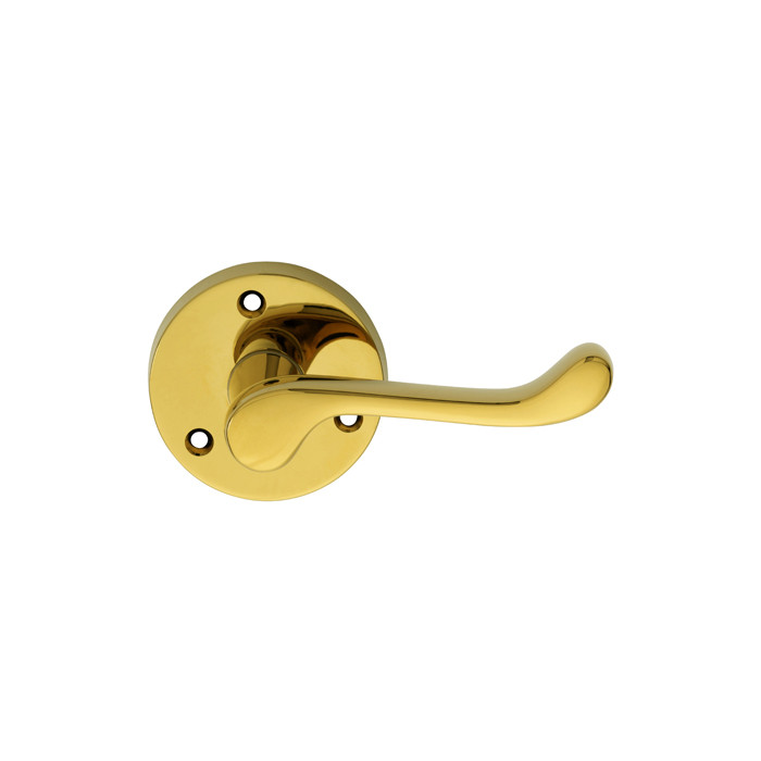 Carlisle Brass Victorian Scroll Lever on Round Rose