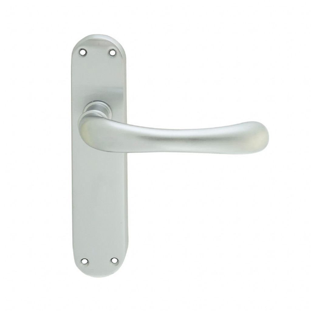 Carlisle Brass Ibra Economy Lever on Latch Plate - Satin Chrome Plate