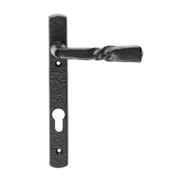 Carlisle Brass Straight Lever on Narrow Plate - Antique Black