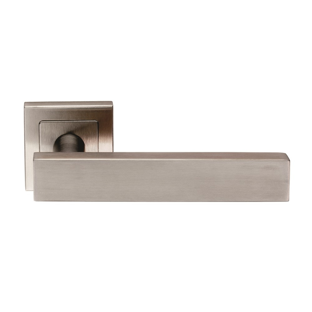 Carlisle Brass Eurospec Carla Designer Lever on Sprung Square Rose - Satin Stainless Steel