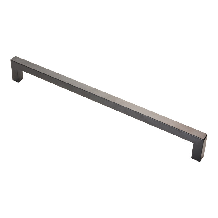 Carlisle Brass Eurospec Square Mitred Door Pull Handle 450mm c/c - Matt Black