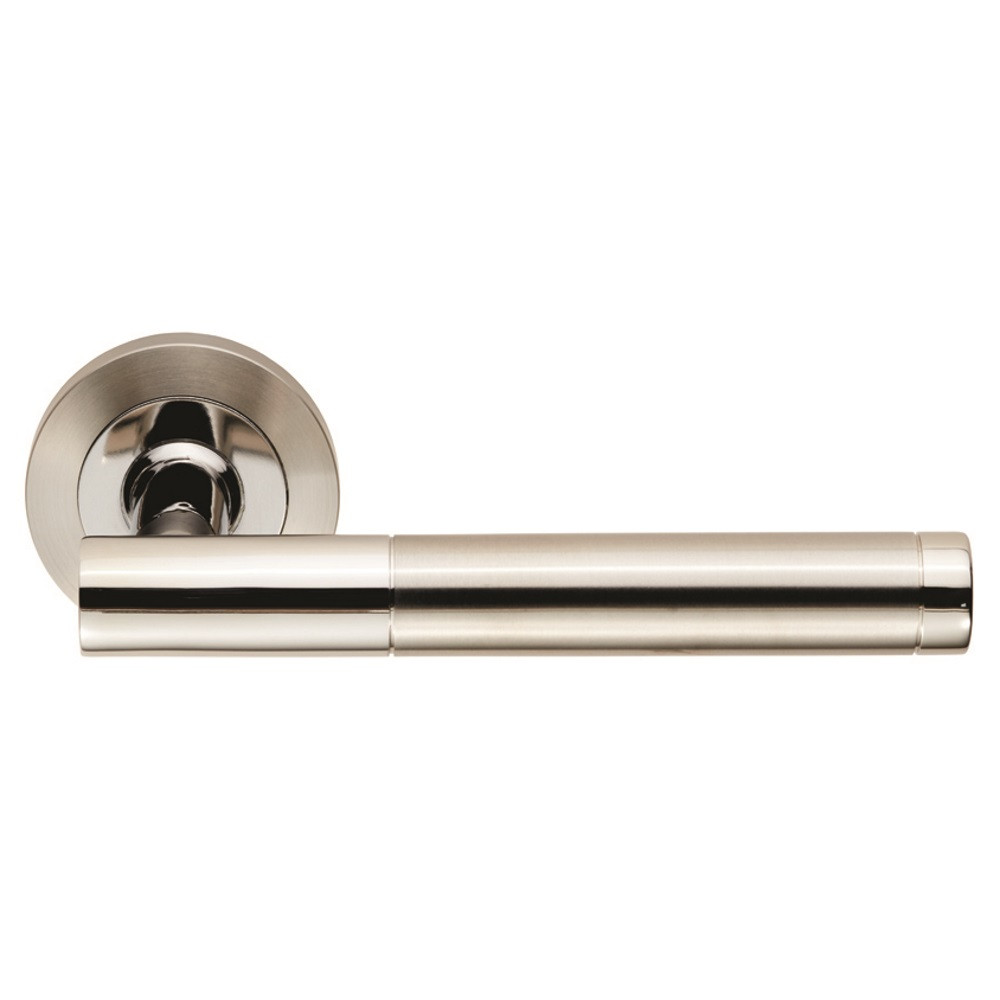 Carlisle Brass Eurospec Steelworx SWL Philadelphia Lever on Rose  - Polished/Satin Stainless Steel