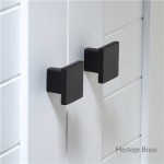 M Marcus Heritage Brass Classic Square Design Cabinet Knob 32mm