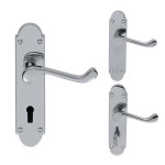 Carlisle Brass Oakley Lever on Plate - Polished Chrome Plate