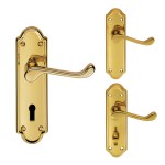 Carlisle Brass Ashtead Lever on Plate - Polished Brass