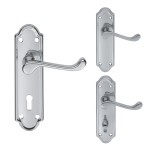 Carlisle Brass Ashtead Lever on Plate - Polished Chrome Plate