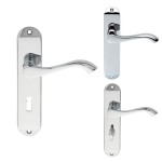 Carlisle Brass Andros Lever on Plate - Polished Chrome Plate