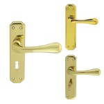 Carlisle Brass Eden Lever on Plate - Polished Brass