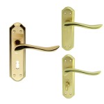 Carlisle Brass Lytham Lever on Plate - Satin/Polished Brass