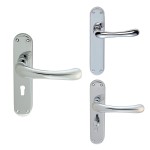 Carlisle Brass Manital Ibra Lever on Plate - Polished Chrome Plate