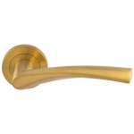 Carlisle Brass Eurospec Steelworx SWL Breeze Lever on Round Rose