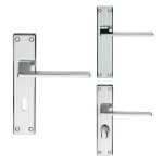 Carlisle Brass Serozzetta Zone Lever on Plate - Polished Chrome Plate