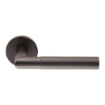 Carlisle Brass Steelworx Crown Knurled Lever on Round Rose