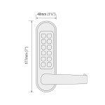 Codelocks CL500 & CL505 Marine Front and Back Plates