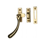 M Marcus Heritage Brass Lockable Casement Window Fastener Ball Design