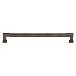 M Marcus Heritage Brass Cabinet Pull Bauhaus Hammered Design 254mm Centre to Centre