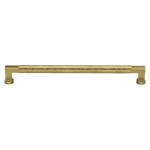 M Marcus Heritage Brass Cabinet Pull Bauhaus Hammered Design 254mm Centre to Centre