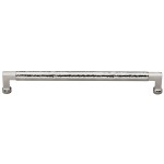 M Marcus Heritage Brass Cabinet Pull Bauhaus Hammered Design 320mm Centre to Centre