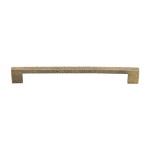 M Marcus Heritage Brass Cabinet Pull Metro Hammered Design 192mm Centre to Centre