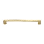 M Marcus Heritage Brass Cabinet Pull Metro Hammered Design 192mm Centre to Centre