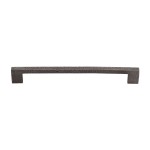 M Marcus Heritage Brass Cabinet Pull Metro Hammered Design 192mm Centre to Centre