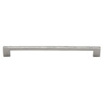 M Marcus Heritage Brass Cabinet Pull Metro Hammered Design 256mm Centre to Centre