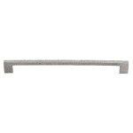 M Marcus Heritage Brass Cabinet Pull Metro Hammered Design 256mm Centre to Centre