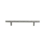 M Marcus Heritage Brass Cabinet Pull T-Bar Hammered Design 128mm Centre to Centre