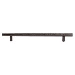 M Marcus Heritage Brass Cabinet Pull T-Bar Hammered Design 203mm Centre to Centre